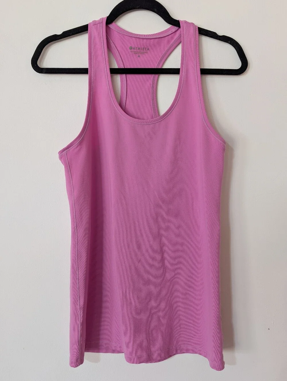 Athleta Racerback Magenta Athletic Stretch Tank Top Workout Athleisure‎ Size M